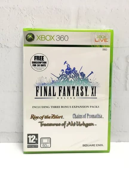 Final Fantasy XI Online СЕТЕВАЯ ИГРА Английский язык Видеоигра на диске Xbox 360