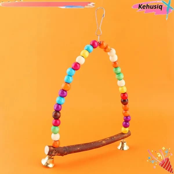 Качели с попугаями для домашних животных