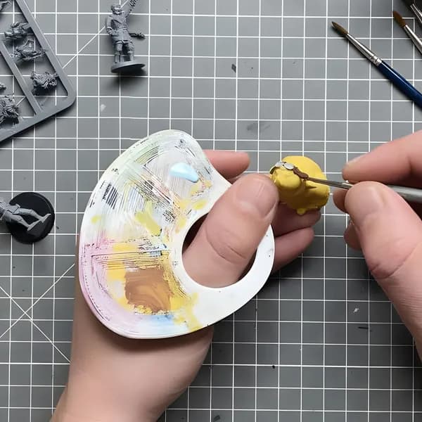 Маленькая мини палитра на палец,1 шт.