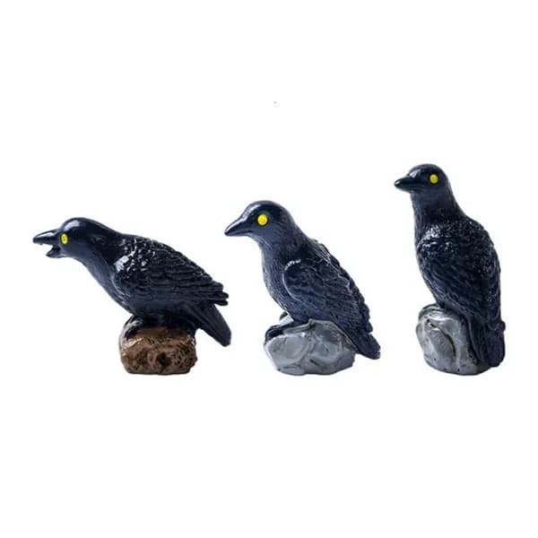 Скульптуры грачей (3 шт.)