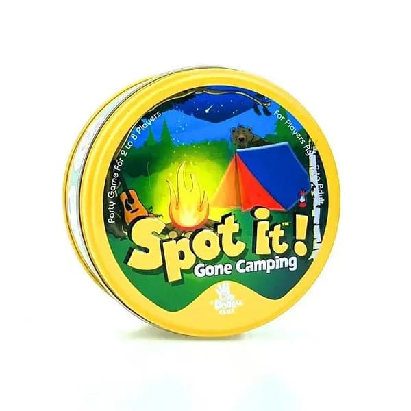Настольная игра Доббль/ Дубль Spot it! Gone Camping- отличное развлечение для всей семьи и забавный подарок на Рождество!