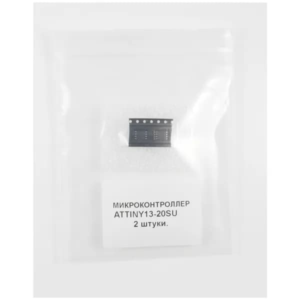 Микроконтроллер ATTINY13-20SU, Микроконтроллер 8-бит AVR, SO8wide, (оригинал)