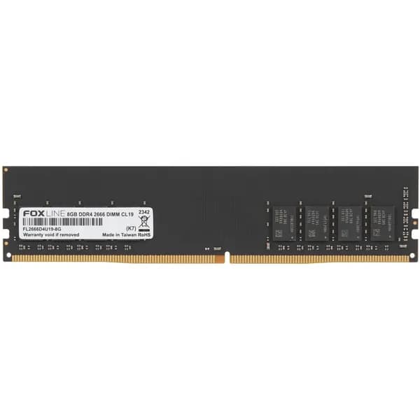 Foxline Оперативная память DDR4, 2666 МГц, 1 x 8 ГБ (FL2666D4U19-8G)