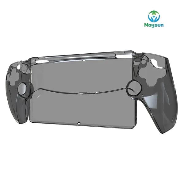 Чехол для PlayStation Portal из поликарбоната с защитой от падений и 360-градусной защитой, прозрачный черный