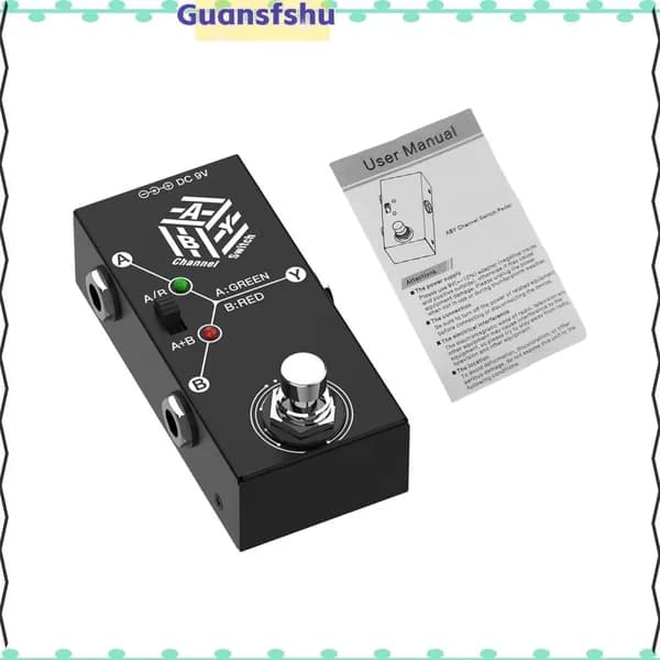 Гитарный педаль ABY Box, надежный и компактный, для простого переключения каналов