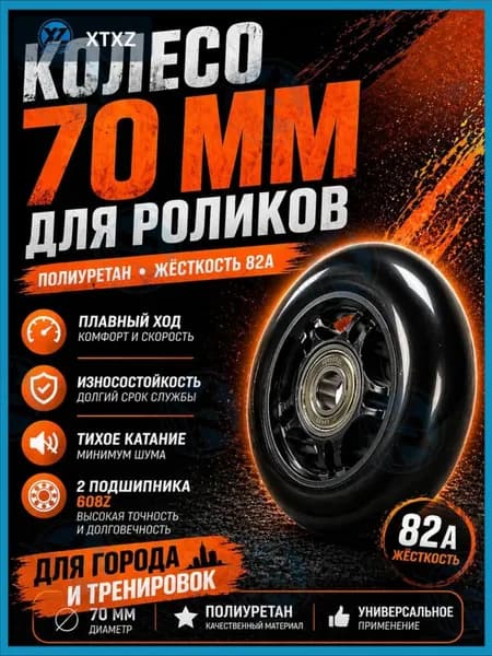 Колесо для роликов 70 мм