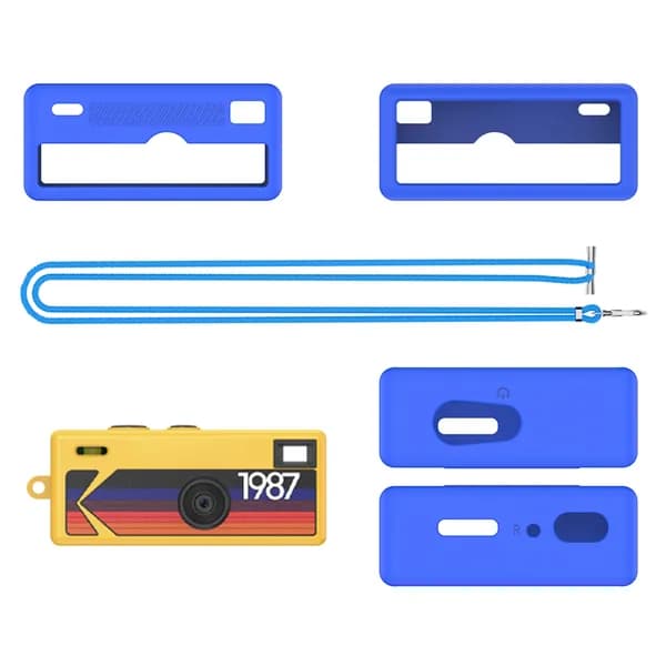 Силиконовый чехол для камеры Kodak Charmeira Keychain, защита от падений и царапин, синий
