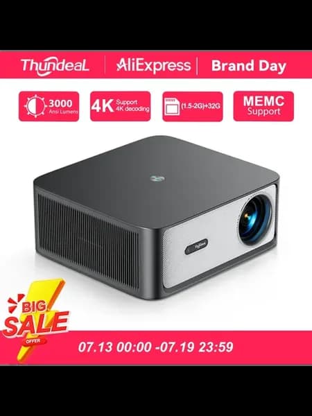 ThundeaL TD98Pro портативный проектор Full HD 3D