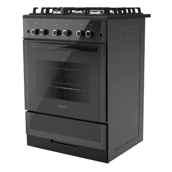Газовая плита Gefest ПГ 6500-02 G1A0, 60 см, 4 конфорки, 52 л, черный