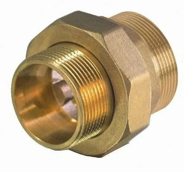 Американка сгон 1/2 " наружная / наружная резьба прямая латунная