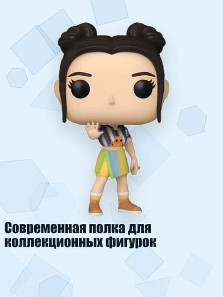 Современная полка для коллекционных фигурок, - B