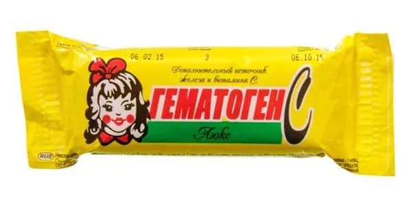 ГЕМАТОГЕН ВОЗРОЖДЕНИЕ И РАЗВИТИЕ C Люкс 50г