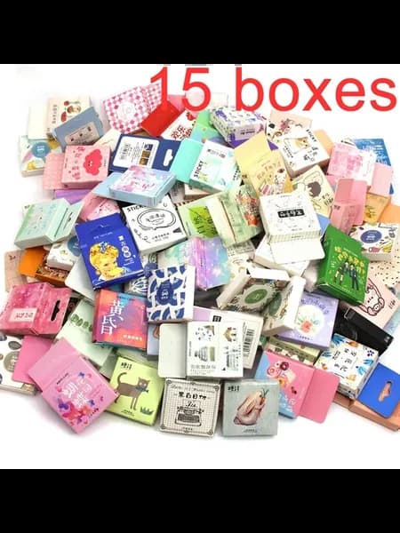 15mix набор винтажных наклеек
