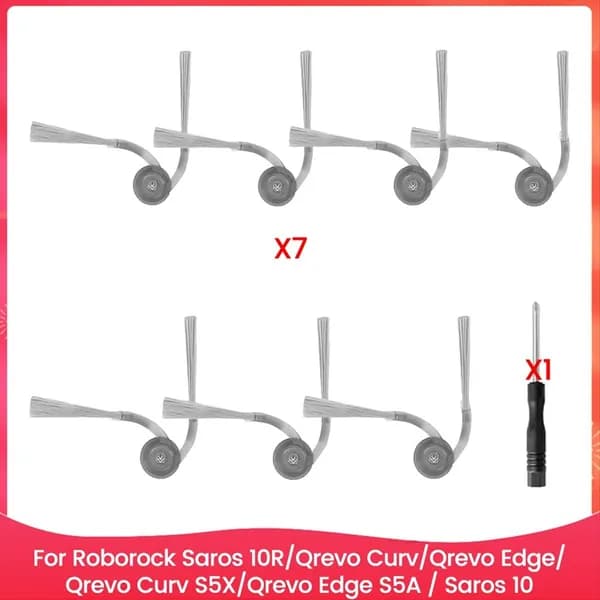 Боковая Щетка Для Roborock Saros 10R, Qrevo Curv, Qrevo Edge