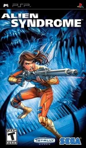 Alien Syndrome PSP, английская версия