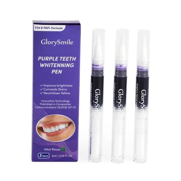Beauty tooth pen, гель для отбеливания зубов essence, тип мазка, фиолетовый.3 шт.