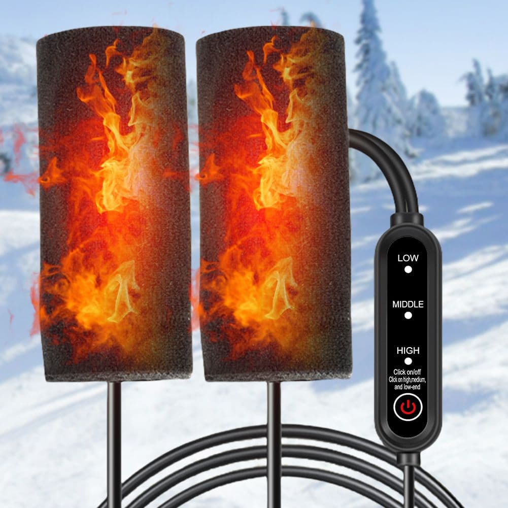 USB-нагреваемые ручки для мотоцикла и электровелосипеда, регулируемая температура, черные