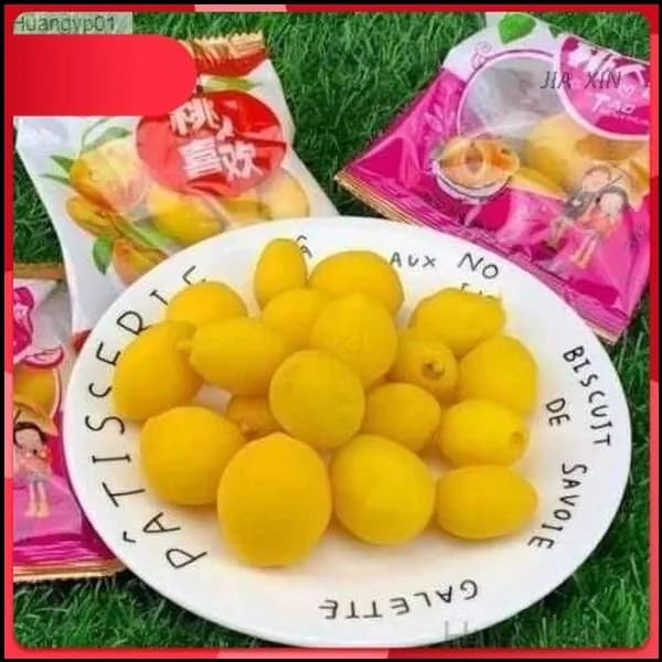 Эксклюзивные закуски из хрустящего персика с кислосладким вкусом, медовый сорт, упаковка 30 г, набор из трех пакетов Hyp01