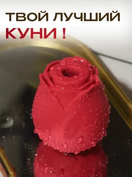 Вибратор вакуумно-волновой клиторальный стимулятор роза