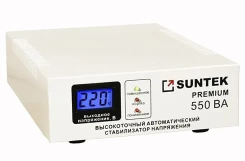 Стабилизатор напряжения SUNTEK ЭМ 550 ВА, Premium 120-285В, 3 года гарантии