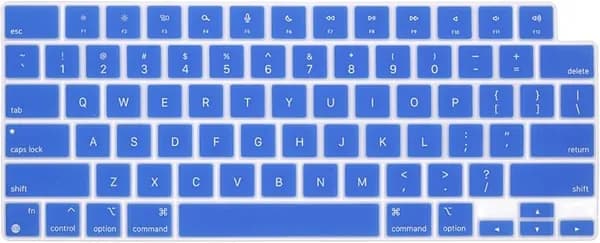 Чехол для клавиатуры MacBook Air 15 и 13.6 дюймов, Mac Book Pro 14 и 16 , американский макет, английская версия моделей M4 M3 M2 M1