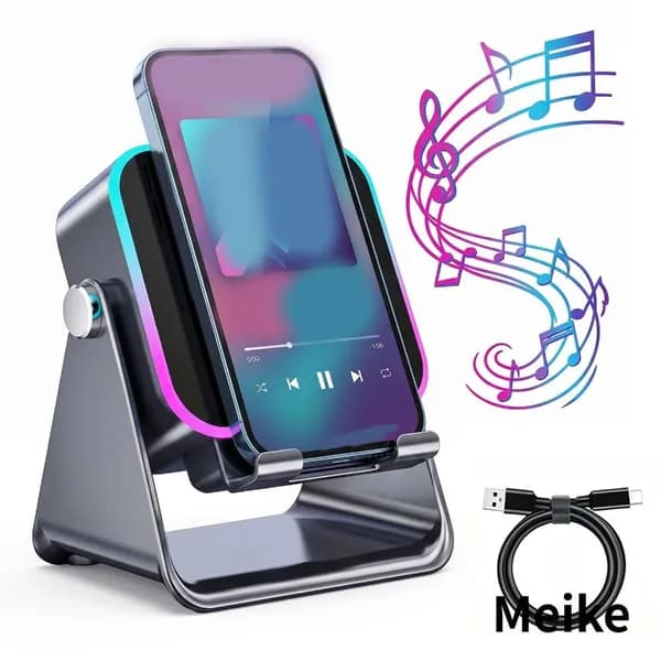 Беспроводная акустическая система с магнитным датчиком, подставкой и RGB-подсветкой