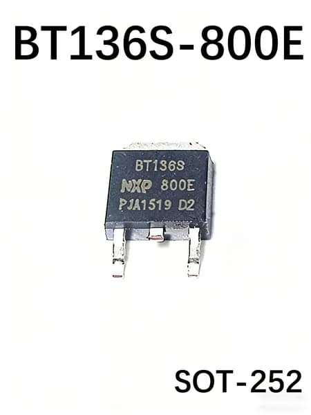 1шт.BT136S-800E 800E TO-252 SMD симистор BT136S