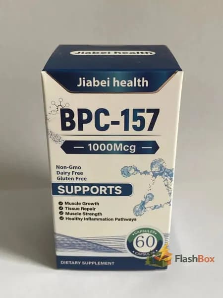 Пептид для заживления ран,желудка,суставов и связок BPC-157 Jiabei health 60 caps/ БПС-157 Jiabei Health 60 капс