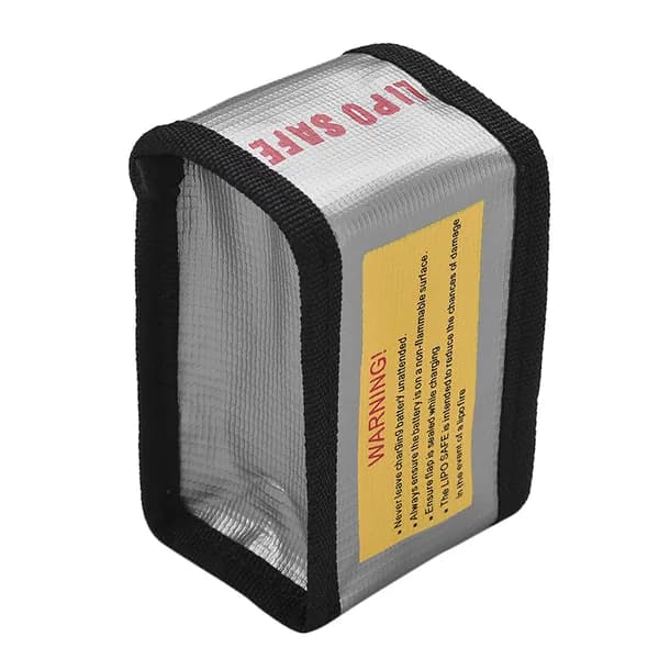 Взрывозащищенная, огнеупорная и водонепроницаемая сумка для литий-полимерных аккумуляторов, предназначенная для безопасной зарядки и хранения, с малым размером