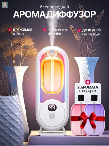 Аромадиффузор ультразвуковой 2491270618, белый