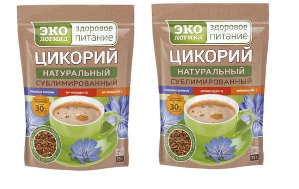 Экологика Цикорий растворимый, сублимированный, 75 г - 2 шт.