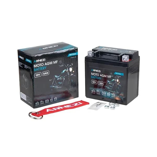 Аккумулятор для мотоцикла AGM 12В 5 А/ч обратный R(+) 113х70х109 YTX5L-BS EN60 A, арт E9YTX5L0