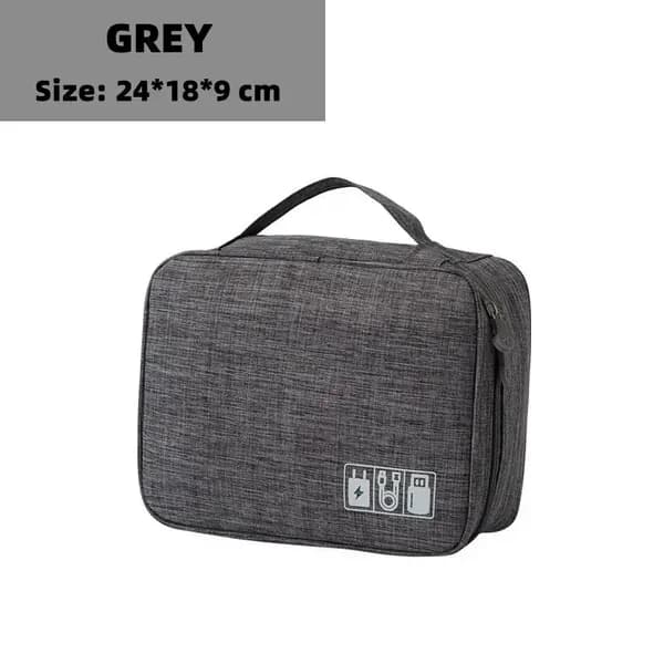 Портативная водонепроницаемая сумка-Органайзер для цифровых устройств и кабелей