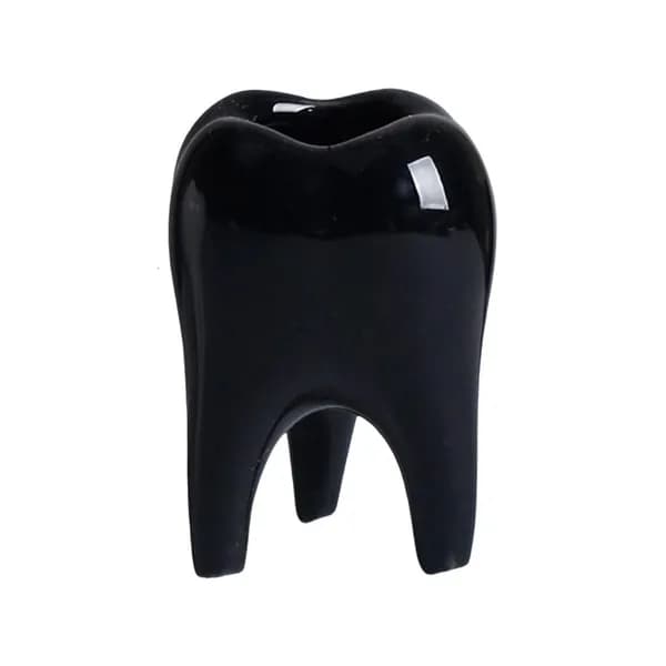 Кашпо 7 см, 1 шт, цвет черный