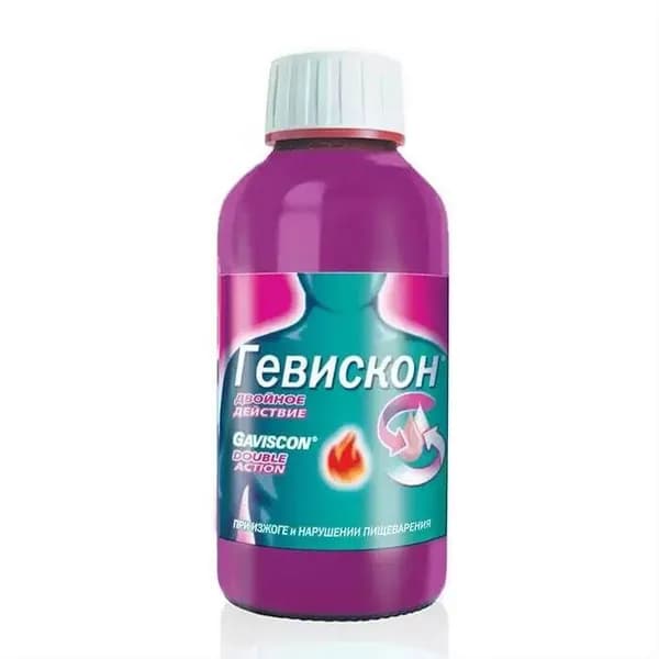 Гевискон Двойное Действие, суспензия (мята), 150 мл