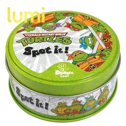 Настольная игра Доббль/ Дубль Spot it! Turtles - отличное развлечение для всей семьи и забавный подарок на Рождество!