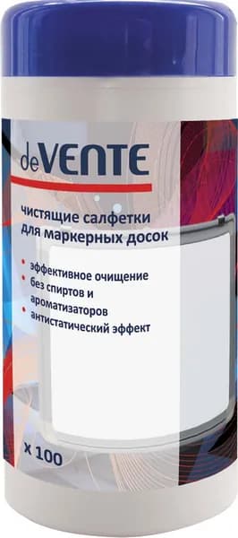 Devente Cалфетки для очистки маркерной доски, 100 шт, 1 уп
