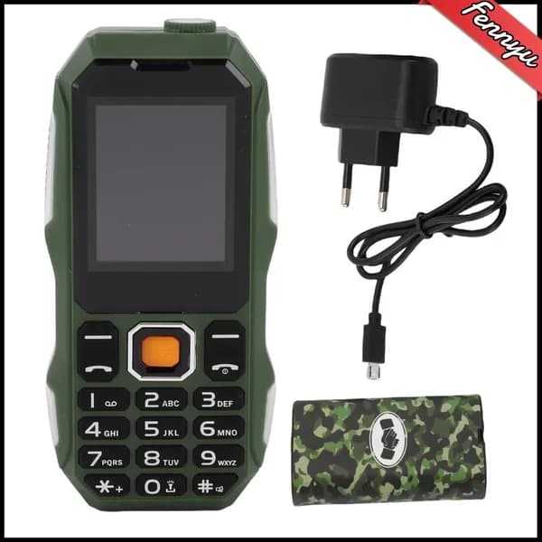 Мобильный телефон, зеленый