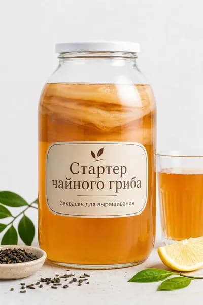 Чайный гриб, закваска для выращивания чайного гриба
