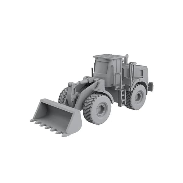 Сборная модель 1/160: Фронтальный погрузчик для макетной сцены