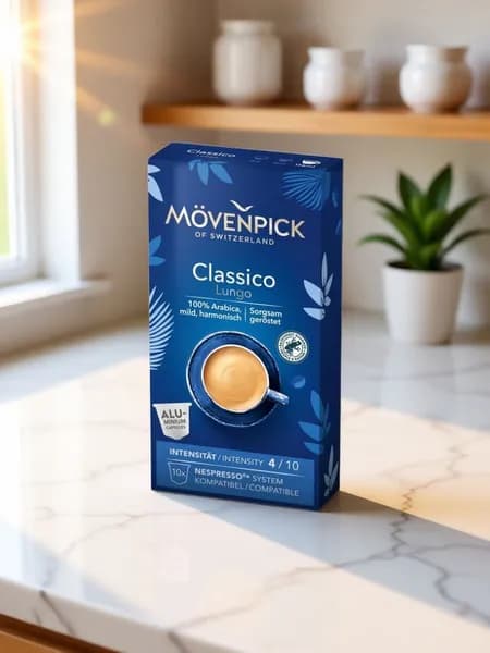 Кофе в капсулах Movenpick Classico Lungo для кофемашин системы NESPRESSO - 10 шт., капсульный кофе