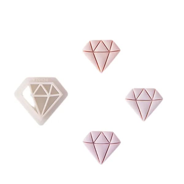 Серьги из Мягкой Глины на День Святого Валентина, Глиняная Форма-YT0434 Diamond