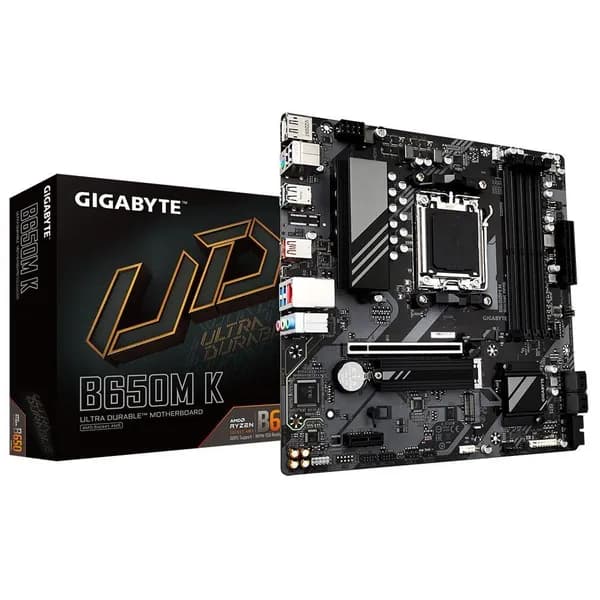 Материнская плата Gigabyte B650M K AMD B650 AM5 DDR5