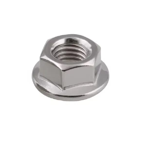 Гайка оси велосипеда 3/8"х26 TPI, сталь, серебристая.