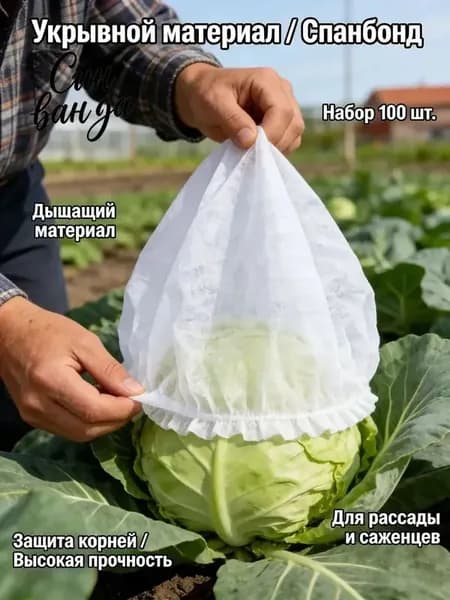 Укрывной материал Спанбонд, 50 шт