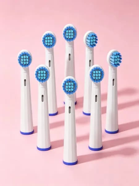 8 шт.Сменные насадки для электрических зубных щеток Oral-B, кроме моделей iO, Sonic и Pulsonic