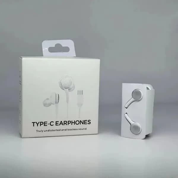 Наушники проводные с микрофоном Подходит для всех устройств, USB Type-C, разноцветный