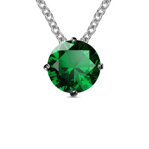 Колье с фианитом серебро 925 пробы 585GOLD