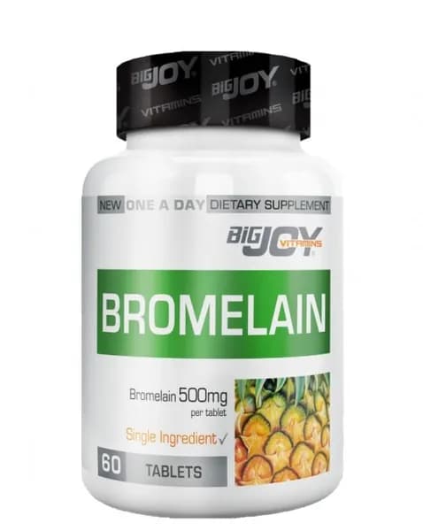 Bigjoy Vitamins Бромелайн 500мг 60 Таблеток
