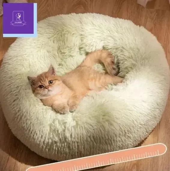 Подстилка для домашних кошек зимняя теплая с длинным ворсом, устойчивая к загрязнениям